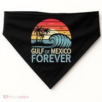 Gulf Of Mexico Forever Wave Surfing Tropical USA-Made Doggie Bandana thumb 0