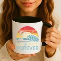 Gulf Of Mexico Forever Wave Surfing Tropical Coffee Mug thumb 3