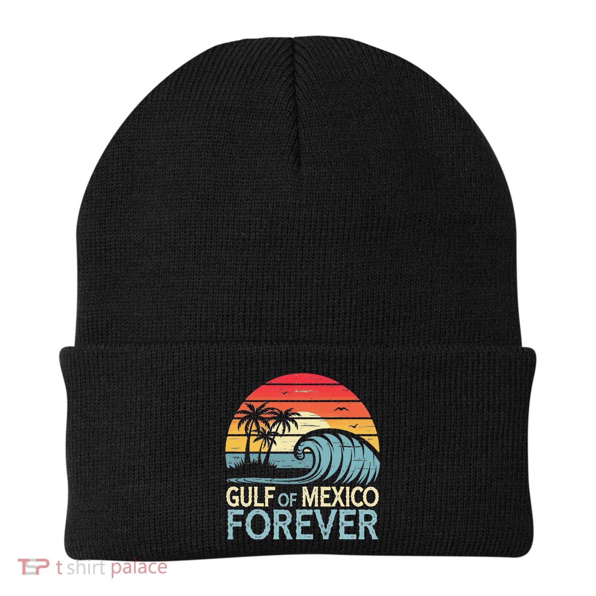 Gulf Of Mexico Forever Wave Surfing Tropical Beanie