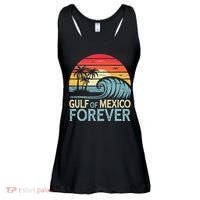 Gulf Of Mexico Forever Wave Surfing Tropical Ladies Essential Flowy Tank thumb 0