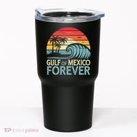 Gulf Of Mexico Forever Wave Surfing Tropical Tumbler thumb 0