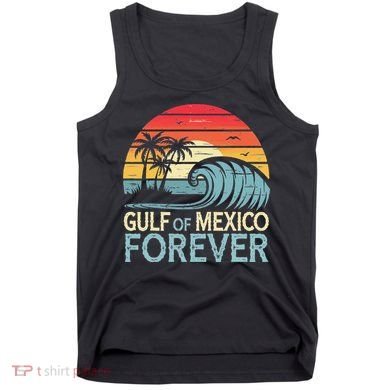 Gulf Of Mexico Forever Wave Surfing Tropical Tank Top