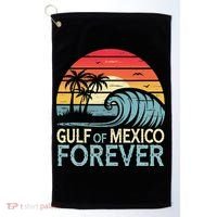 Gulf Of Mexico Forever Wave Surfing Tropical Golf Towel thumb 0