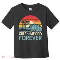 Gulf Of Mexico Forever Wave Surfing Tropical Toddler T-Shirt thumb 0