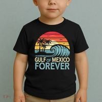 Gulf Of Mexico Forever Wave Surfing Tropical Toddler T-Shirt thumb 2