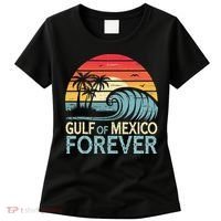 Gulf Of Mexico Forever Wave Surfing Tropical Women's T-Shirt thumb 0