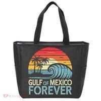 Gulf Of Mexico Forever Wave Surfing Tropical Tote Bag thumb 0