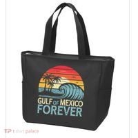 Gulf Of Mexico Forever Wave Surfing Tropical Tote Bag thumb 3