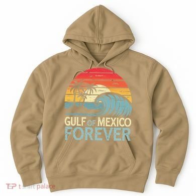 Gulf Of Mexico Forever Wave Surfing Tropical Hoodie