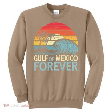 Gulf Of Mexico Forever Wave Surfing Tropical Sweatshirt