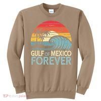 Gulf Of Mexico Forever Wave Surfing Tropical Sweatshirt thumb 0