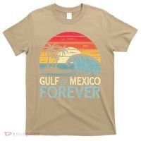 Gulf Of Mexico Forever Wave Surfing Tropical T-Shirt thumb 0