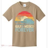 Gulf Of Mexico Forever Wave Surfing Tropical Kids T-Shirt thumb 0
