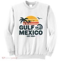 Gulf Of Mexico Est. 1550 Tropical Beach Travel Souvenir Sweatshirt thumb 0
