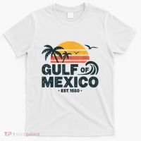 Gulf Of Mexico Est. 1550 Tropical Beach Travel Souvenir T-Shirt thumb 0