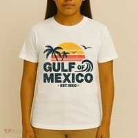 Gulf Of Mexico Est. 1550 Tropical Beach Travel Souvenir T-Shirt thumb 4