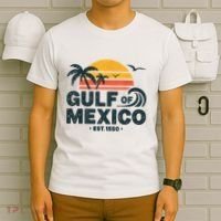 Gulf Of Mexico Est. 1550 Tropical Beach Travel Souvenir T-Shirt thumb 6