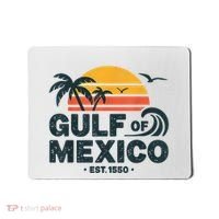Gulf Of Mexico Est. 1550 Tropical Beach Travel Souvenir Mousepad thumb 0