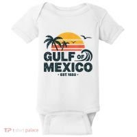 Gulf Of Mexico Est. 1550 Tropical Beach Travel Souvenir Baby Bodysuit thumb 0