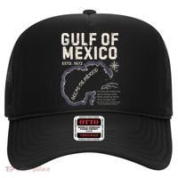 Gulf Of Mexico 1672 Historic Map Golfo De MéXico Estd. 1672 Hat thumb 0