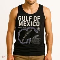 Gulf Of Mexico 1672 Historic Map Golfo De MéXico Estd. 1672 Tank Top thumb 3