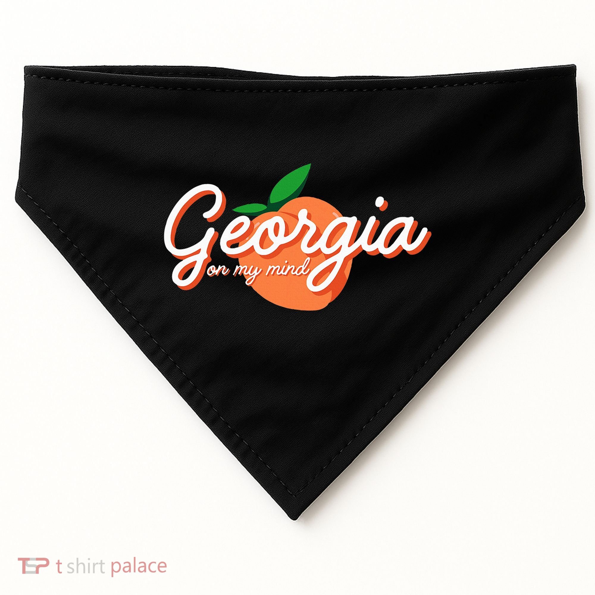 Georgia On My Mind Vacation Souvenir USA-Made Doggie Bandana