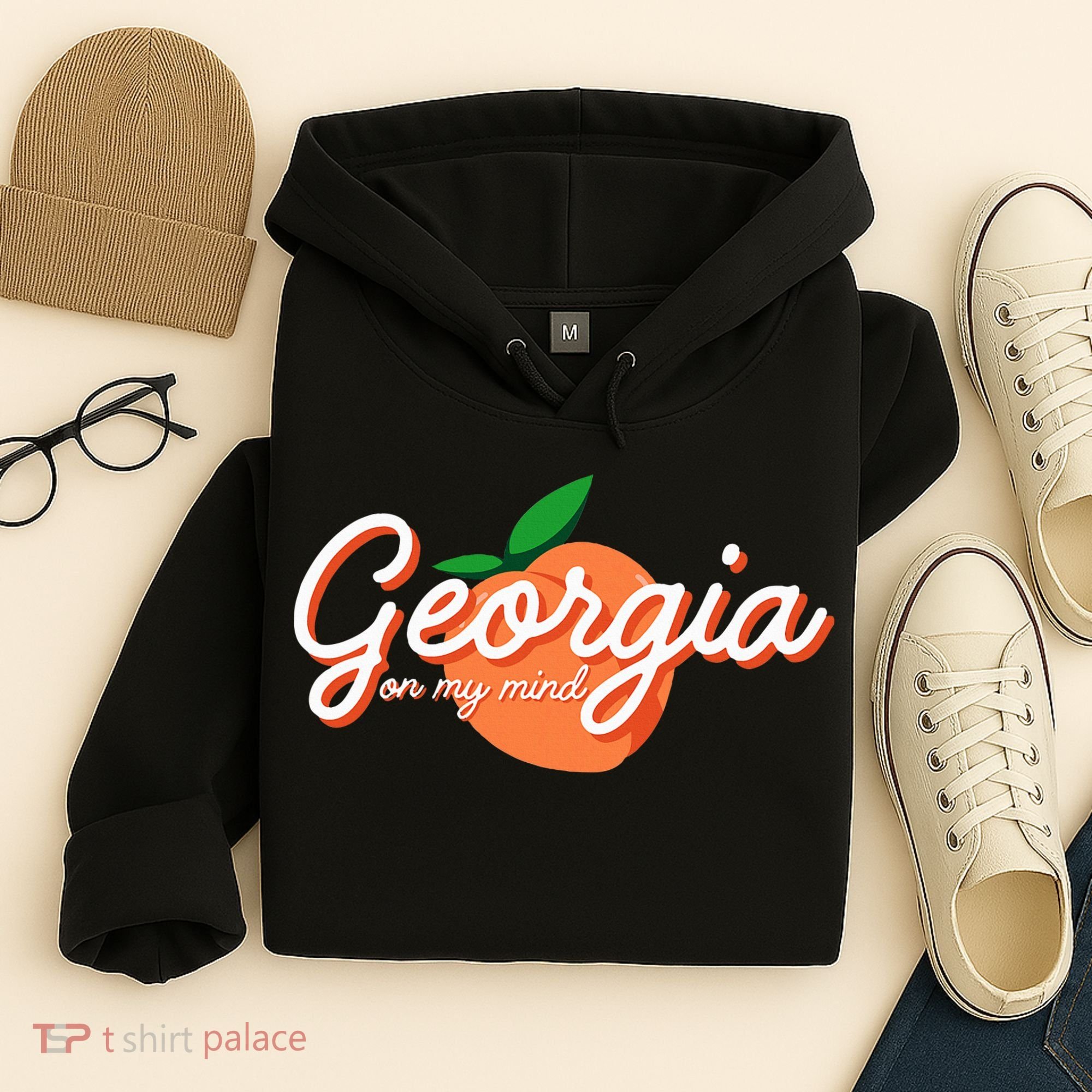 Georgia On My Mind Vacation Souvenir Hoodie