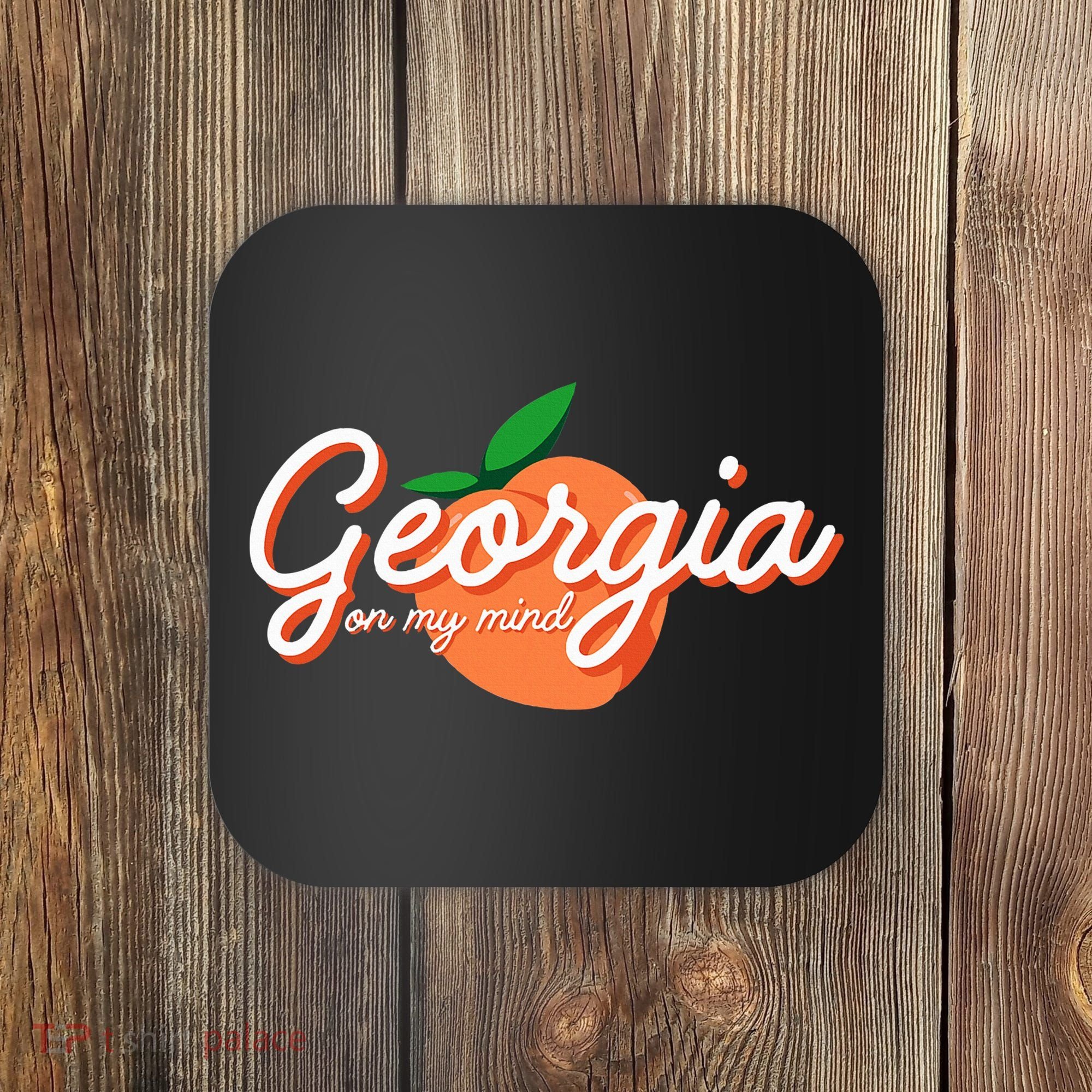 Georgia On My Mind Vacation Souvenir Coaster