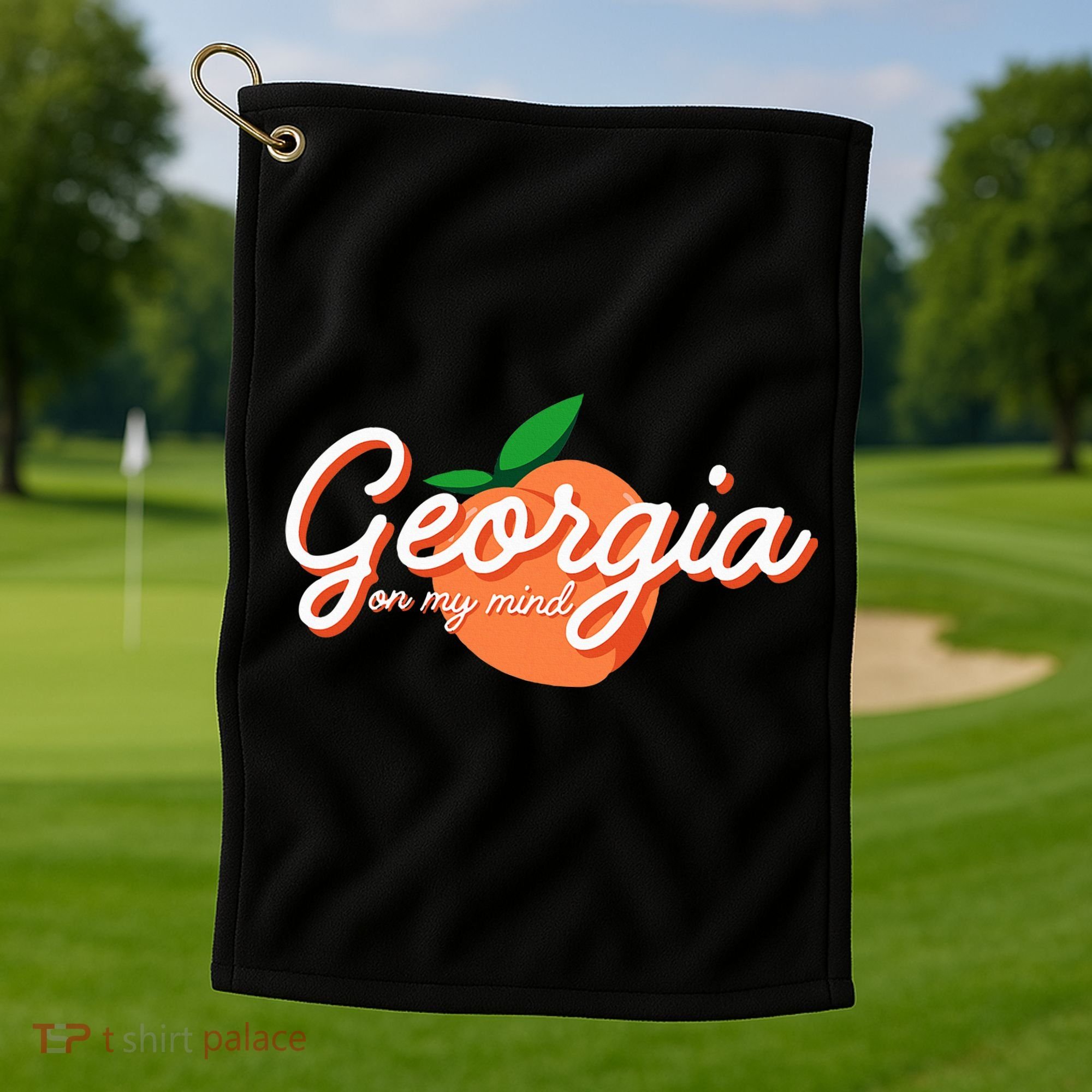 Georgia On My Mind Vacation Souvenir Golf Towel