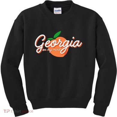 Georgia On My Mind Vacation Souvenir Kids Sweatshirt