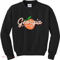 Georgia On My Mind Vacation Souvenir Kids Sweatshirt thumb 0