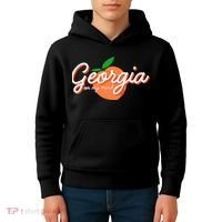 Georgia On My Mind Vacation Souvenir Kids Hoodie thumb 4