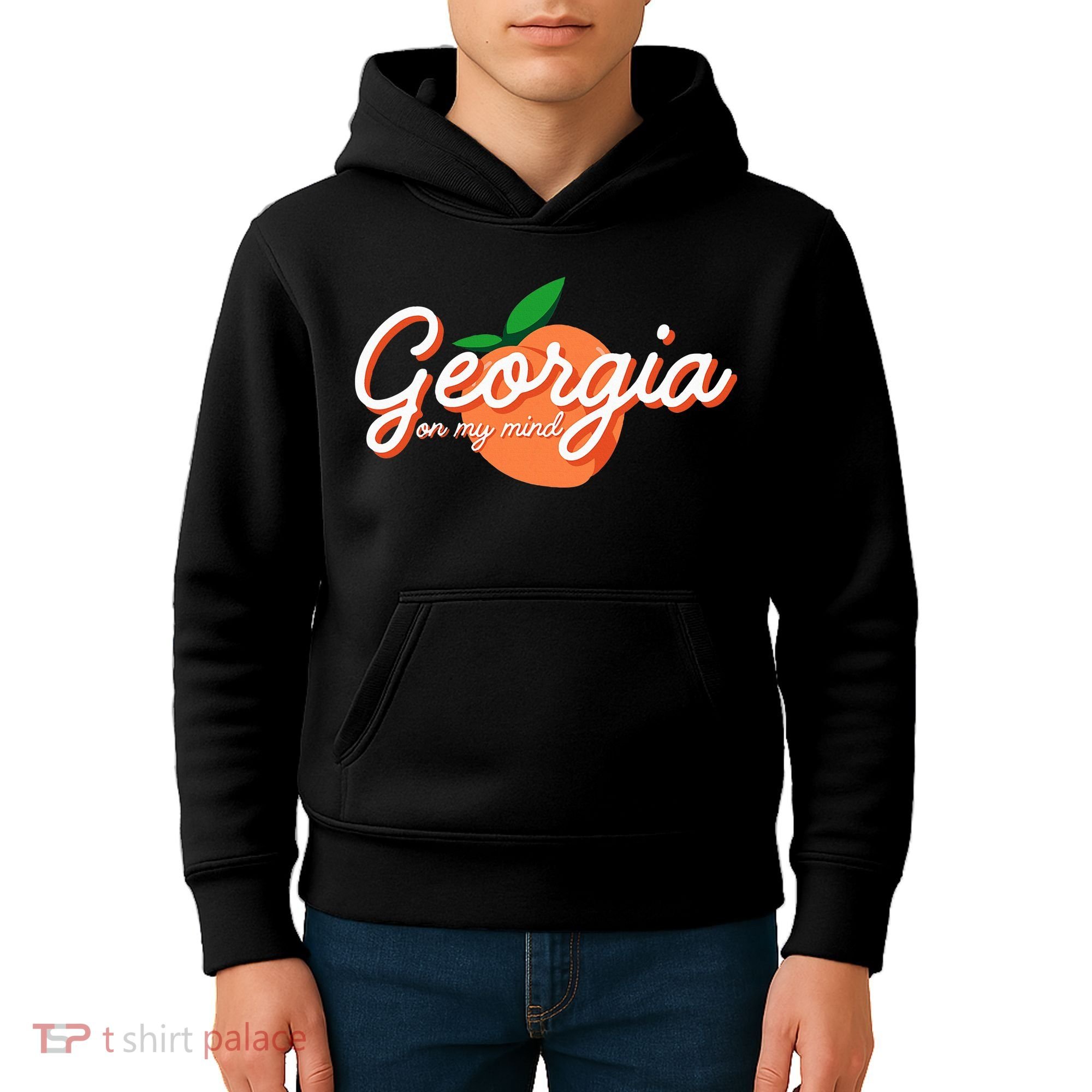 Georgia On My Mind Vacation Souvenir Kids Hoodie