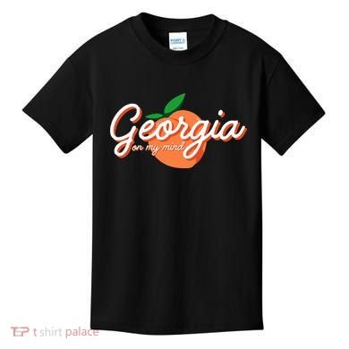 Georgia On My Mind Vacation Souvenir Kids T-Shirt