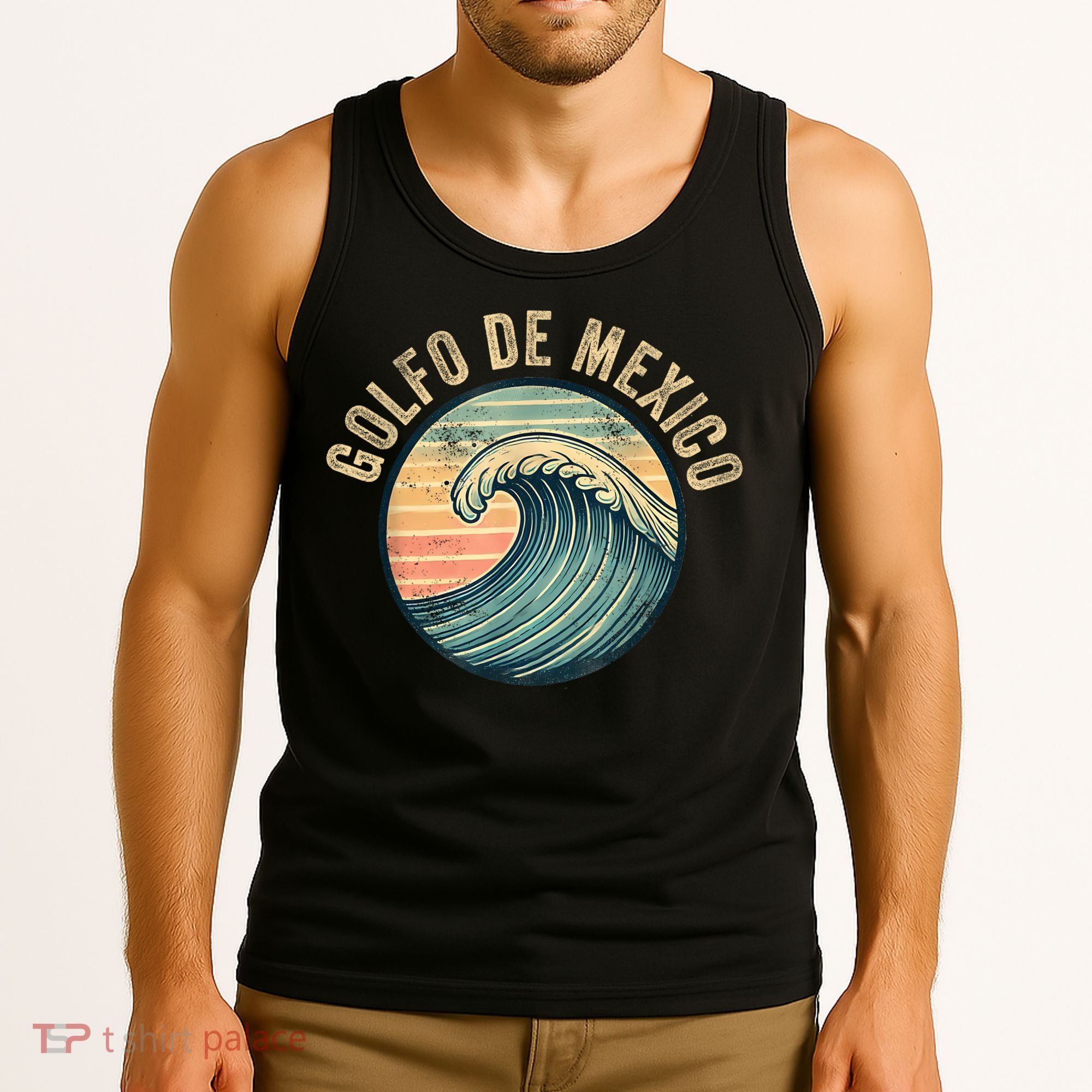 Golfo Of Mexico Souvenir Tank Top