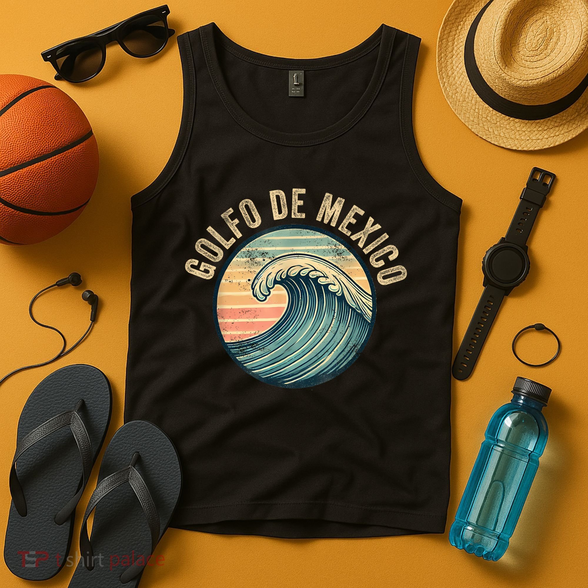 Golfo Of Mexico Souvenir Tank Top