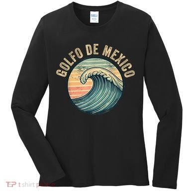 Golfo Of Mexico Souvenir Women's Long Sleeve Shirt