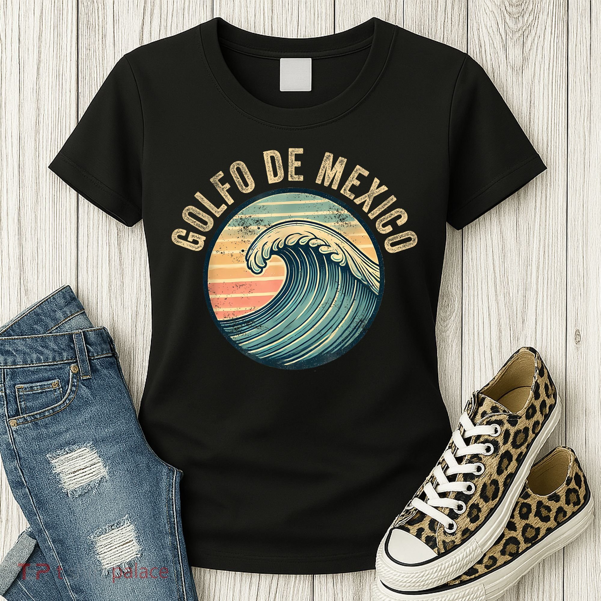 Golfo Of Mexico Souvenir Women's T-Shirt