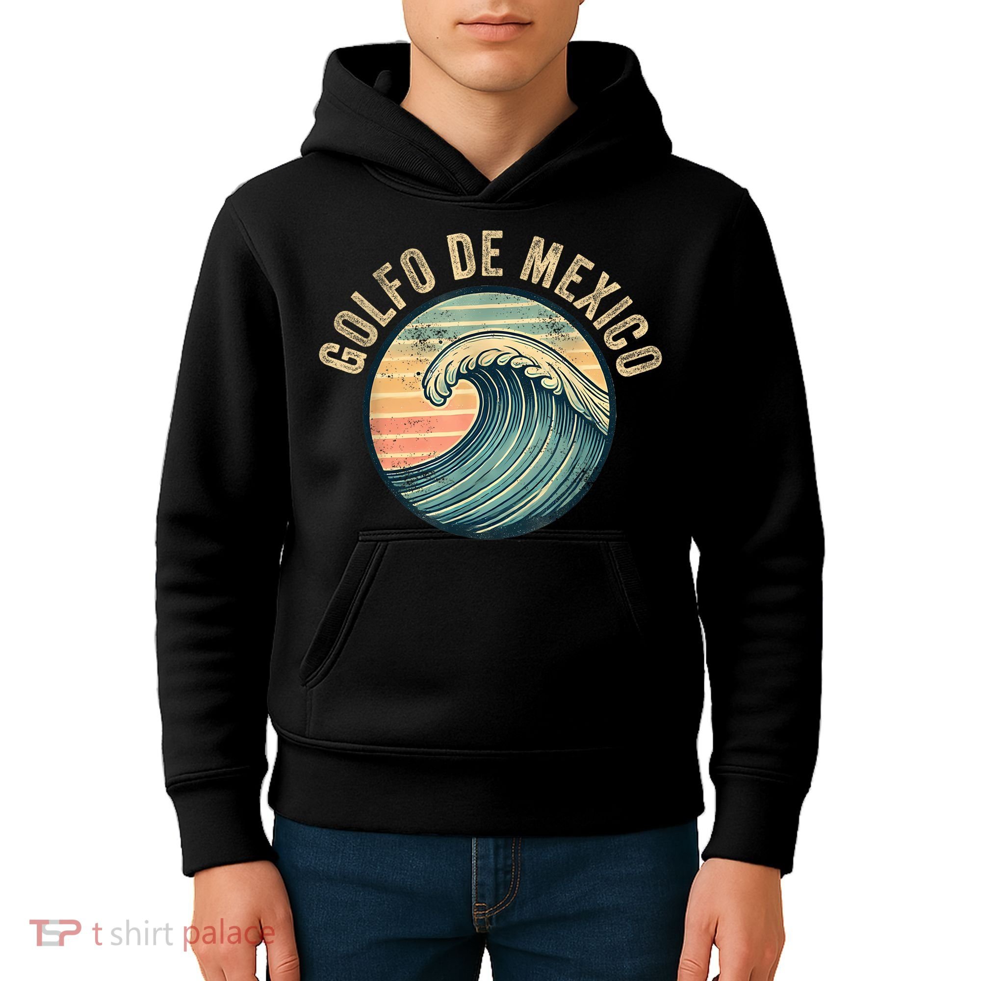 Golfo Of Mexico Souvenir Kids Hoodie