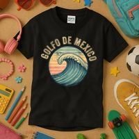 Golfo Of Mexico Souvenir Kids T-Shirt thumb 3