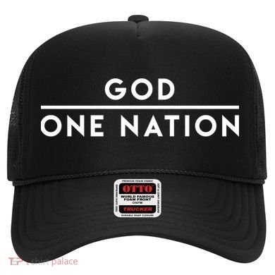 God One Nation Under God American Christian Gift Hat