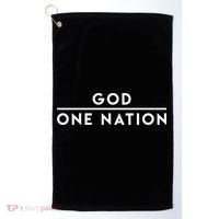 God One Nation Under God American Christian Gift Golf Towel thumb 0