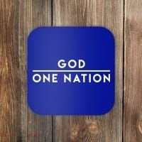God One Nation Under God American Christian Gift Coaster thumb 0