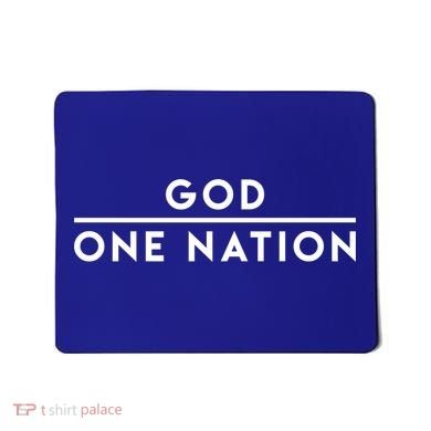 God One Nation Under God American Christian Gift Mousepad