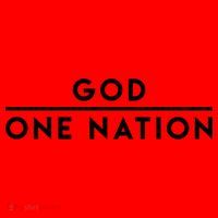 God One Nation Under God American Christian Gift Santa Hat thumb 1