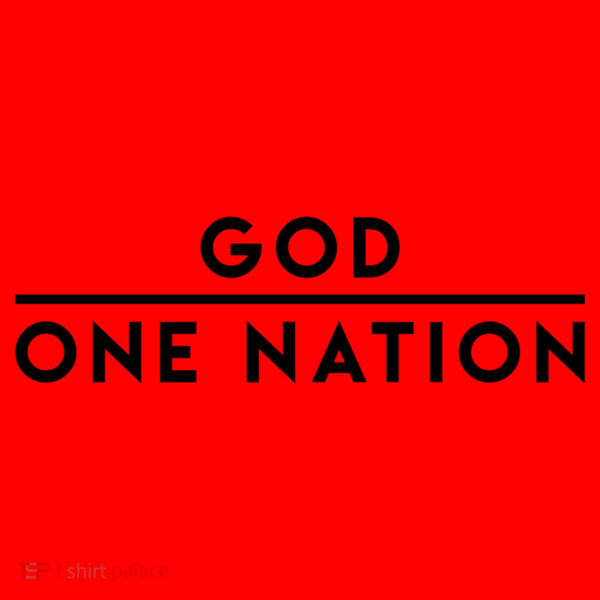 God One Nation Under God American Christian Gift Santa Hat
