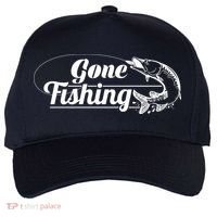 Gone Fishing Logo Five-Panel Snapback Cap thumb 0