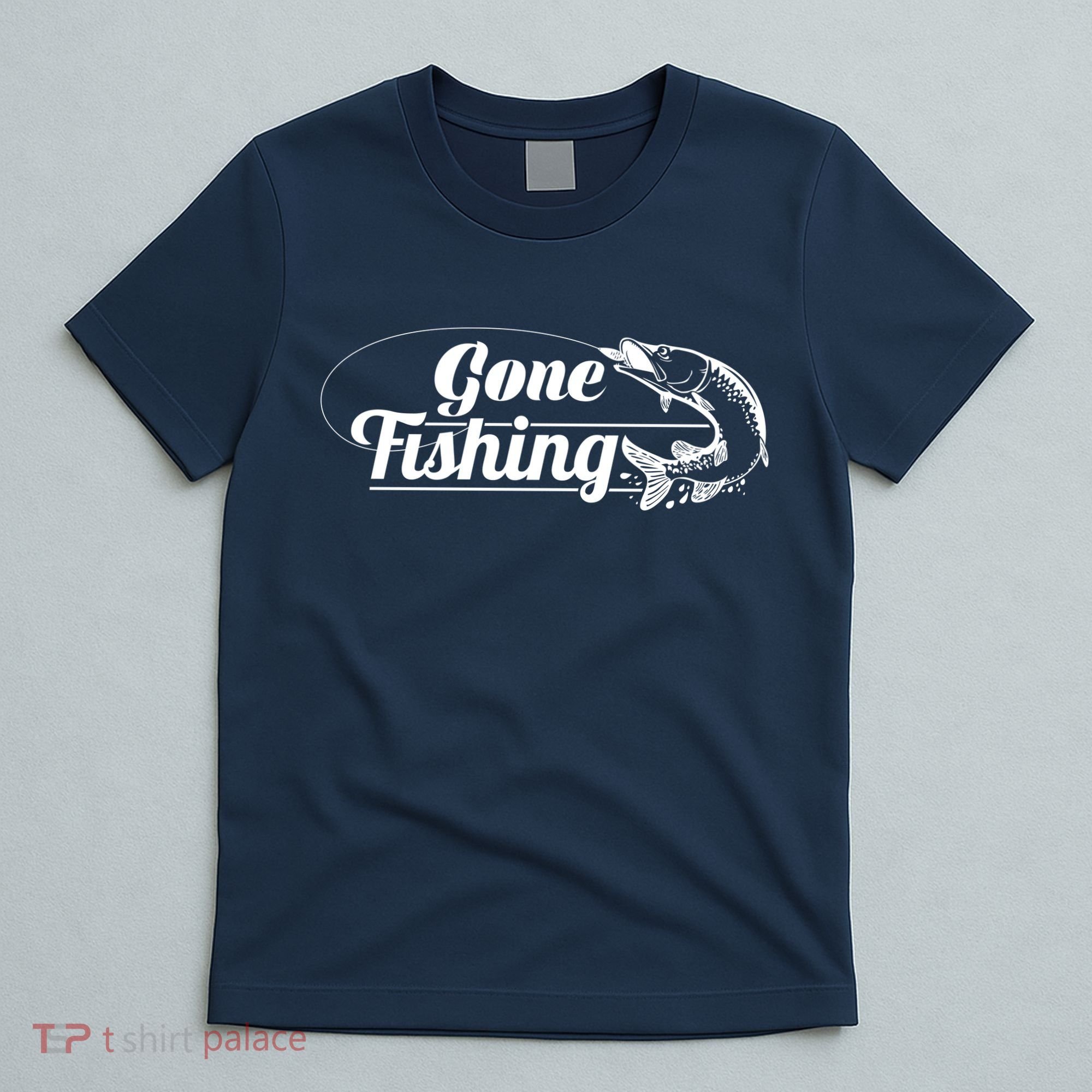Gone Fishing Logo T-Shirt