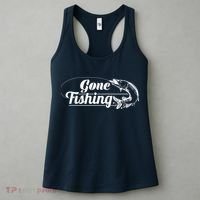 Gone Fishing Logo Women's Tank Top thumb 3
