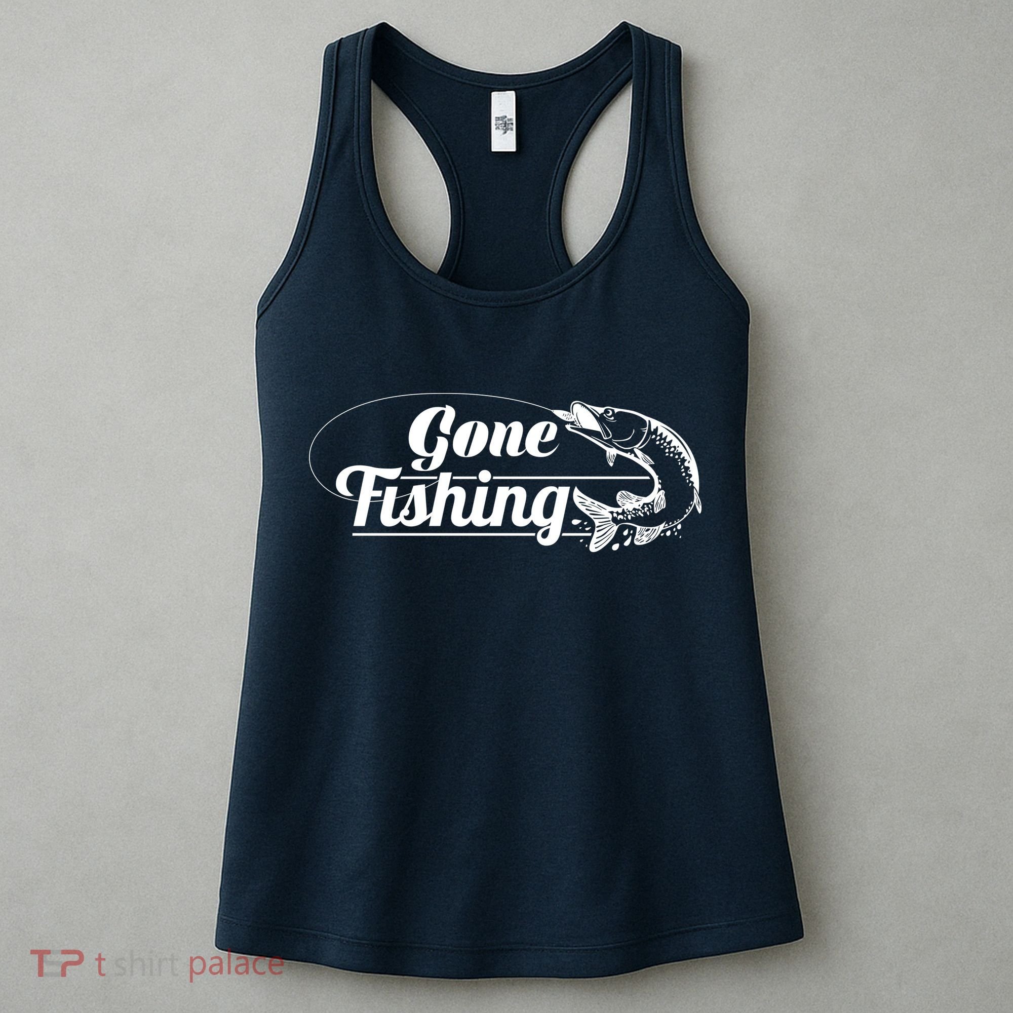 Gone Fishing Logo Women's Tank Top